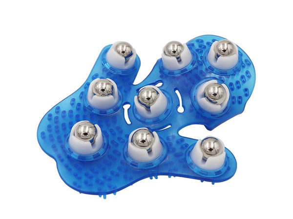 Kūno masažuoklis kaklo kaklo rankų masažas celiulito masažo pirštinė, Mėlyna, Szín, Kék
