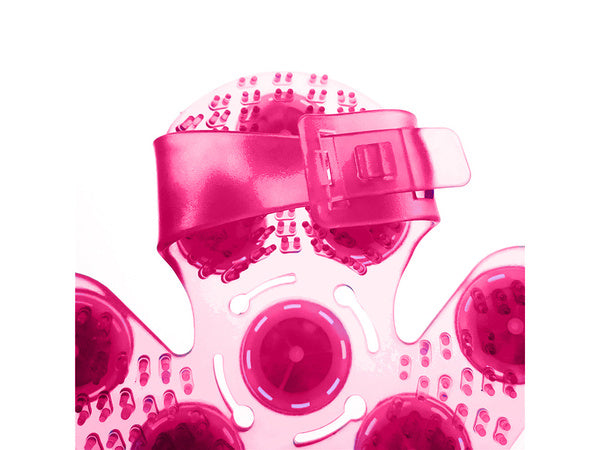 Kūno masažuoklis kaklo kaklo rankų masažas celiulito masažo pirštinė, Rožinė, Szín, Rózsaszín