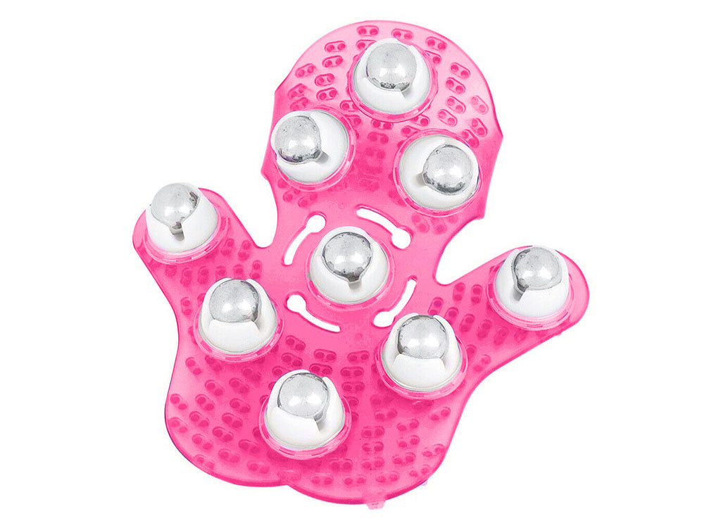 Kūno masažuoklis kaklo kaklo rankų masažas celiulito masažo pirštinė, Rožinė, Szín, Rózsaszín