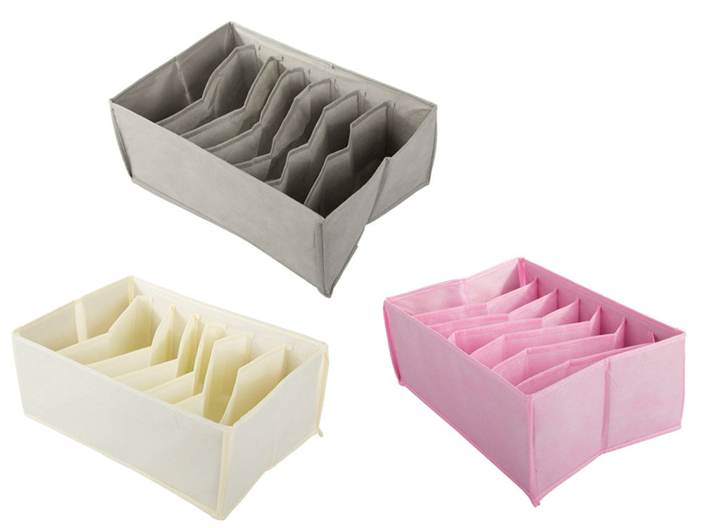 Apatinio trikotažo organizatorius liemenėlės spintos stalčiui 7 skyriai šiukšliadėžė