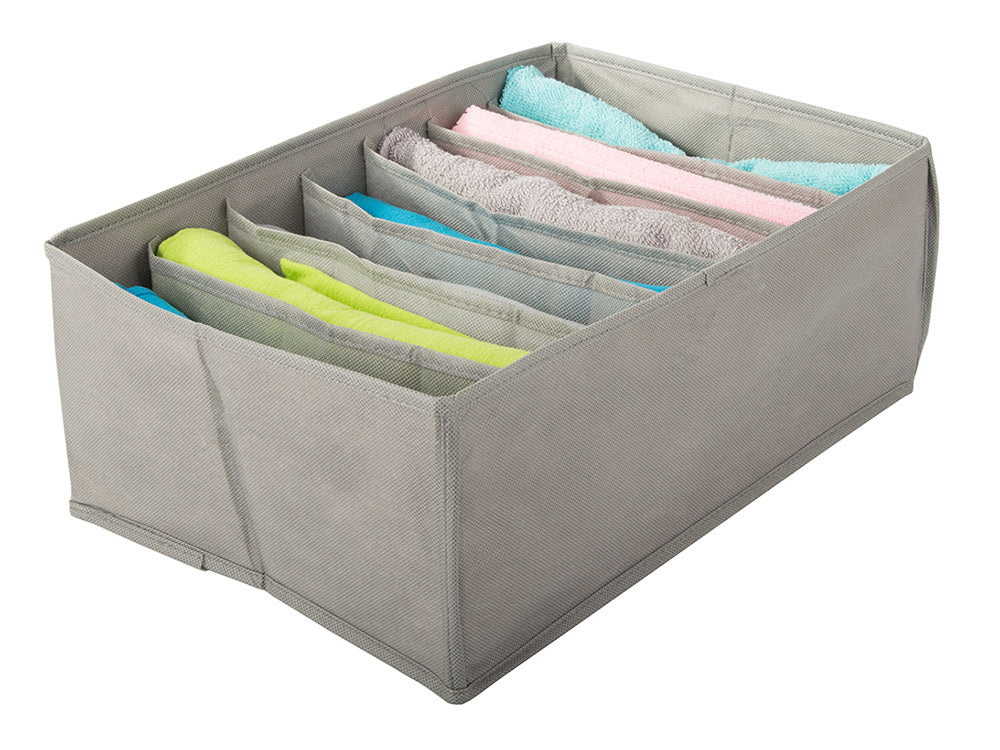 Apatinio trikotažo organizatorius liemenėlės spintos stalčiui 7 skyriai šiukšliadėžė