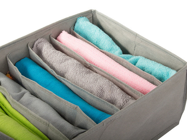 Apatinio trikotažo organizatorius liemenėlės spintos stalčiui 7 skyriai šiukšliadėžė