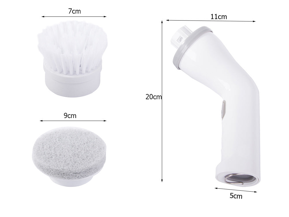 Elektrinis rotacinis plytelių valymo šepetys belaidis tornadas