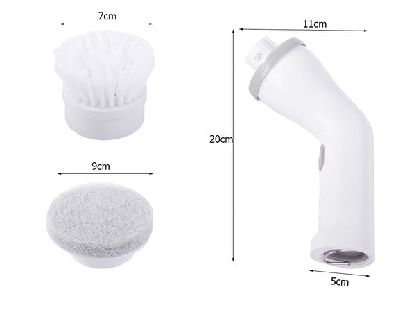 Elektrinis rotacinis plytelių valymo šepetys belaidis tornadas