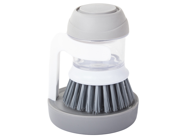 Šveitimo šepetys virtuvės indaplovės skysčio dozatorius šveitimo stovas, Pilka, Szín, Szürke