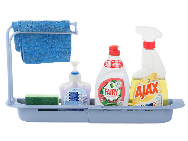 Virtuvės reikmenų laikiklis kriauklės organizatorius lentyna sulankstomas nusausintuvas, Pilka, Szín, Szürke