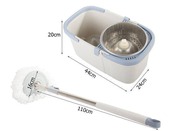 Rotacinė šluostė 360 spin turbo kaušo rinkinys mikropluošto padas