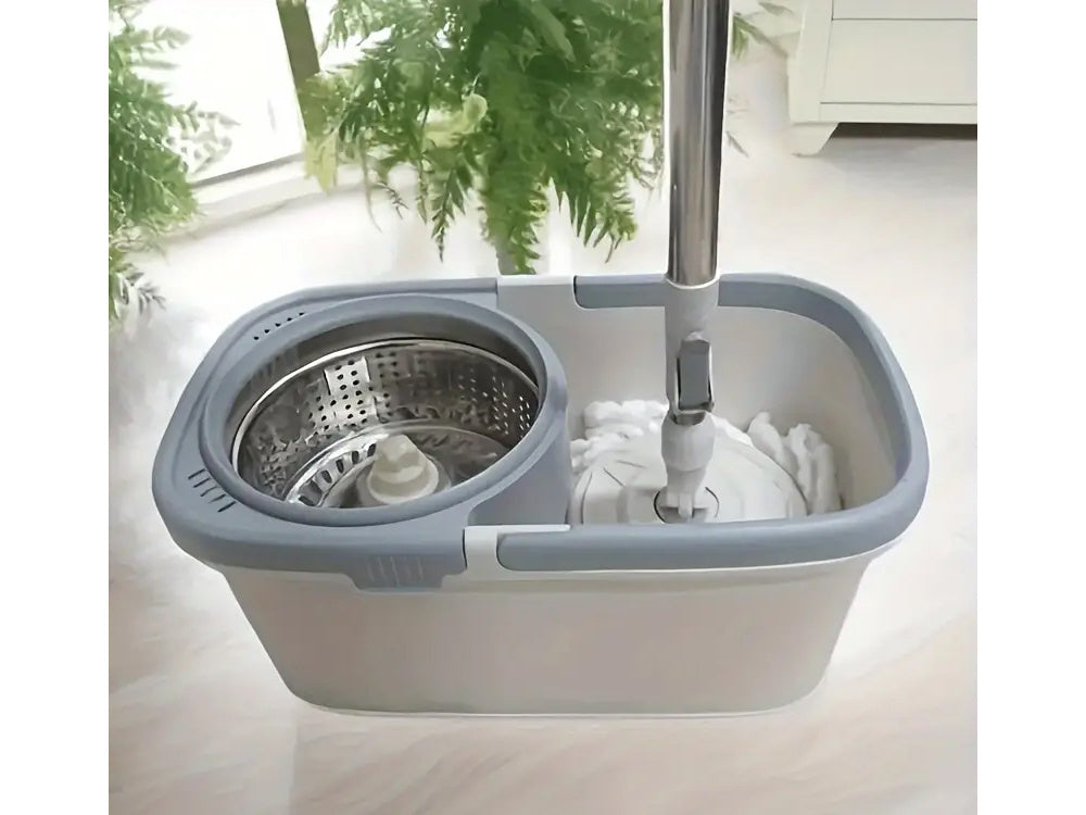 Rotacinė šluostė 360 spin turbo kaušo rinkinys mikropluošto padas