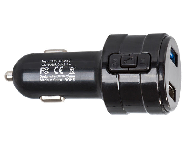 Fm transmiteris mp3 bluetooth įkroviklis 2x usb audio automobilio įkroviklis