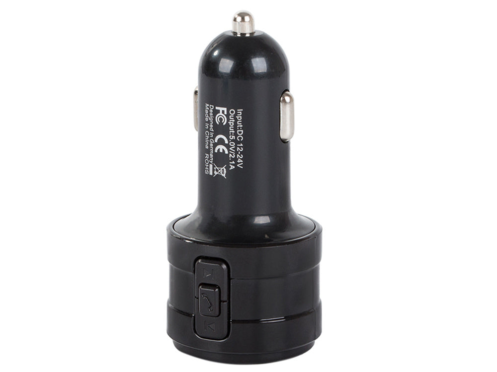 Fm transmiteris mp3 bluetooth įkroviklis 2x usb audio automobilio įkroviklis