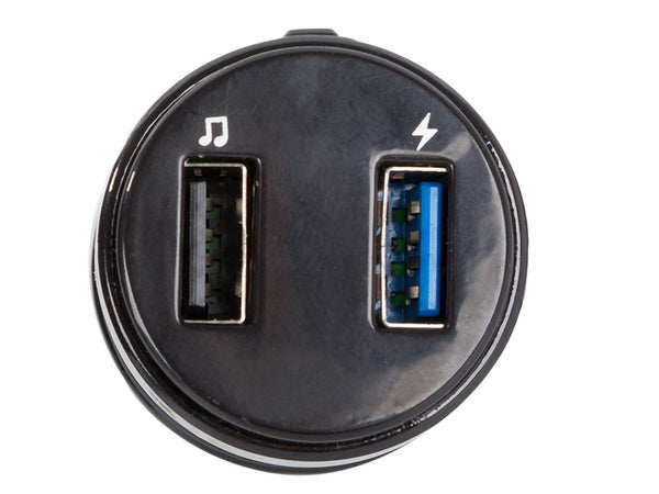 Fm transmiteris mp3 bluetooth įkroviklis 2x usb audio automobilio įkroviklis