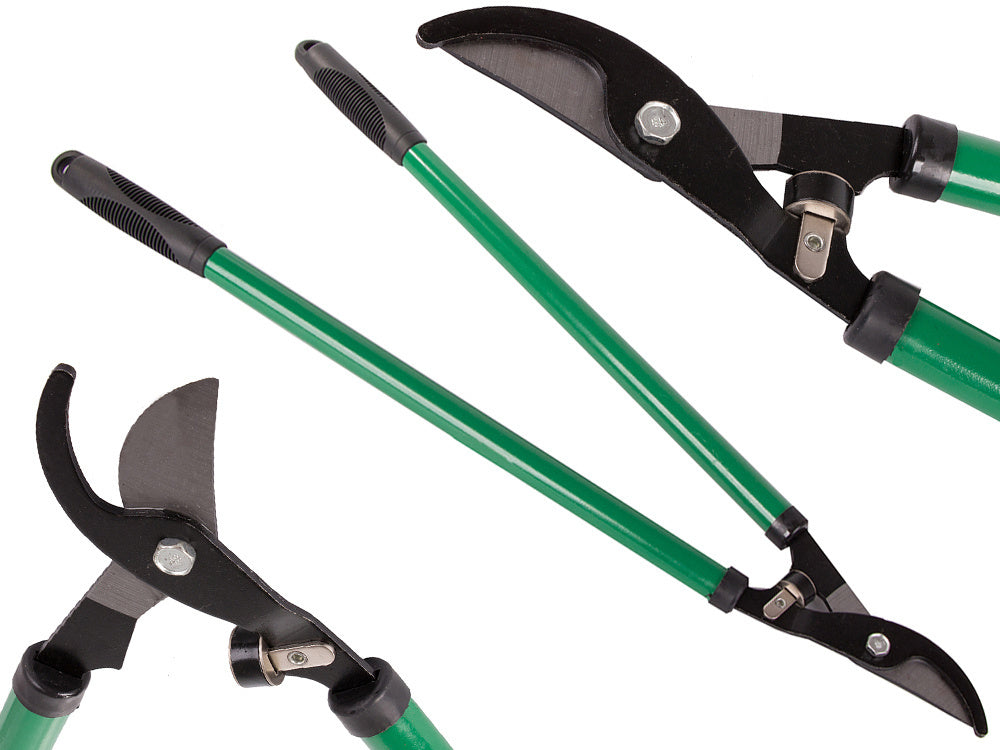 Rankinis krūmų šakų genėtuvas ilgas antkaklinis genėtojas