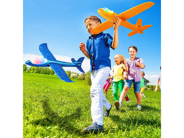 Blue aircraft styropian glide big styropian 47c, Mėlyna, Szín, Kék