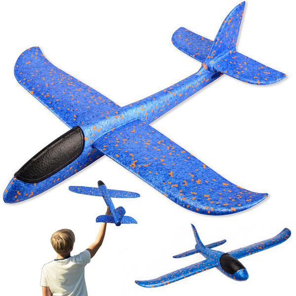 Blue aircraft styropian glide big styropian 47c, Mėlyna, Szín, Kék