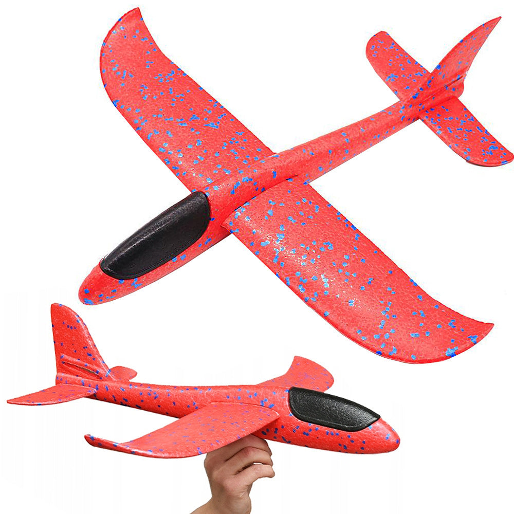 Styropian shield aircraft large from styropian 47cm red, Raudona, Szín, Piros