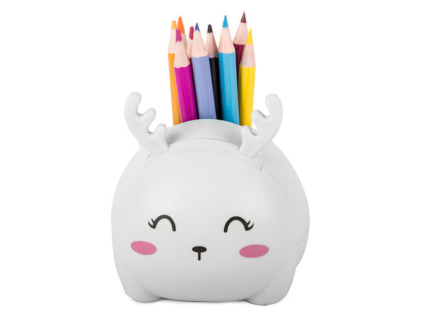 Vaikų vadovaujama naktinė šviesa usb organizatorius stovas telefono skaitymo mokslas, Baltas, Szín, Fehér