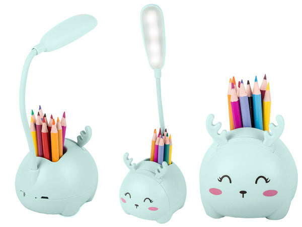 Vaikų vadovaujama naktinė šviesa usb organizatorius stovas telefono skaitymo mokslas, Žalia, Szín, Zöld