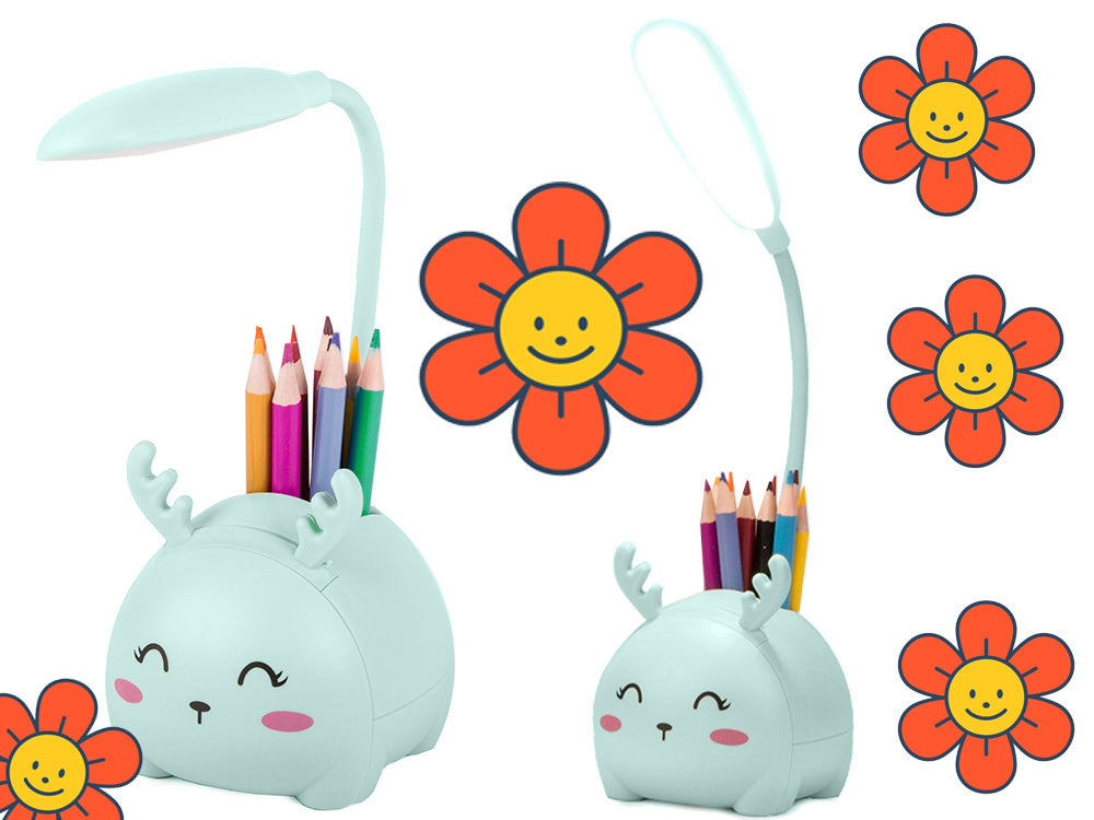 Vaikų vadovaujama naktinė šviesa usb organizatorius stovas telefono skaitymo mokslas, Žalia, Szín, Zöld