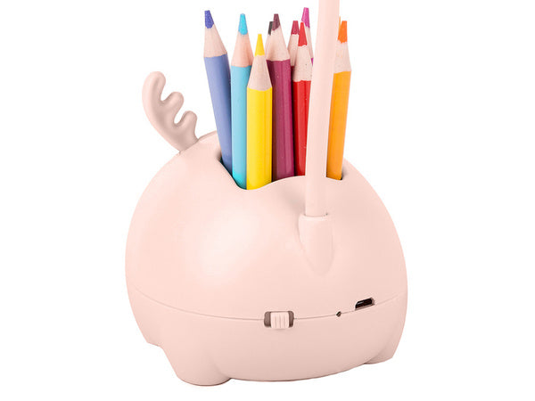 Vaikų vadovaujama naktinė šviesa usb organizatorius stovas telefono skaitymo mokslas, Rožinė, Szín, Rózsaszín