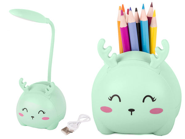 Vaikų vadovaujama naktinė šviesa usb organizatorius stovas telefono skaitymo mokslas, Žalia, Szín, Zöld