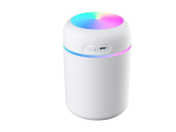 Mini oro drėkintuvas oro difuzorius aromaterapijos rūkas usb rgb, Baltas, Szín, Fehér