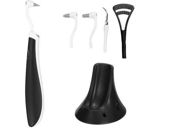 Ultragarsinis dantų skaleris dantų valymui, dantų akmenų šalinimui, Juoda, Szín, Fekete