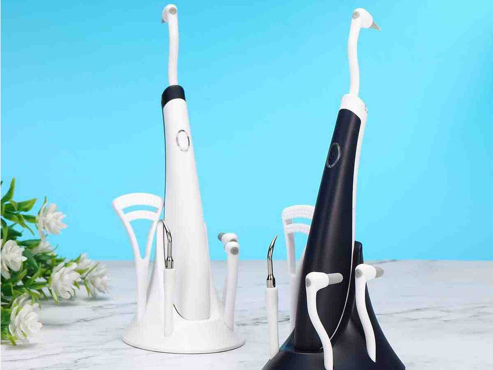 Ultragarsinis dantų skaleris dantų valymui, dantų akmenų šalinimui, Juoda, Szín, Fekete