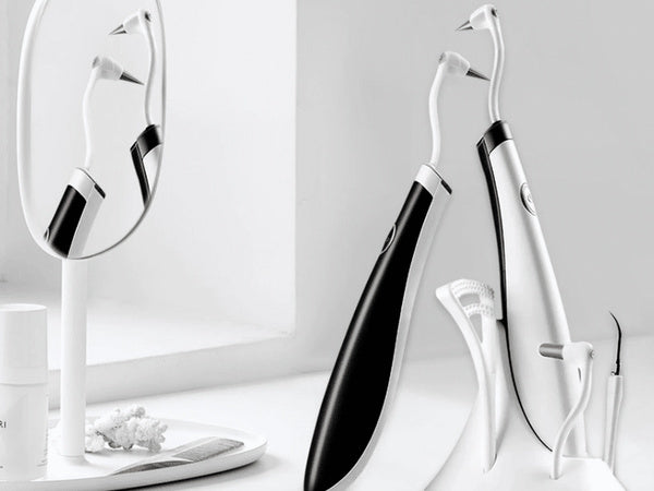 Ultragarsinis dantų skaleris dantų valymui, dantų akmenų šalinimui, Juoda, Szín, Fekete