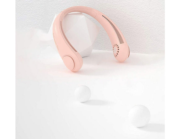 Ventiliatorius kaklo ventiliatorius nešiojamas oro kondicionierius belaidis įkraunamas akumuliatorius, Rožinė, Szín, Rózsaszín