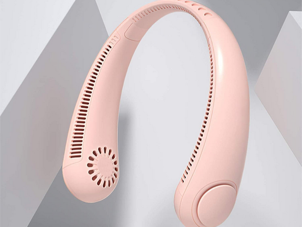Ventiliatorius kaklo ventiliatorius nešiojamas oro kondicionierius belaidis įkraunamas akumuliatorius, Rožinė, Szín, Rózsaszín