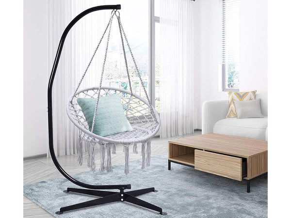 Hamakas fotelis kabančios sūpynės erškėtrožės lizdas sūpynės boho namų sodui