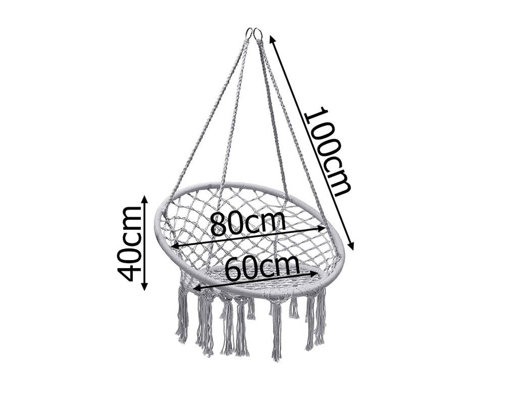 Hamakas fotelis kabančios sūpynės erškėtrožės lizdas sūpynės boho namų sodui