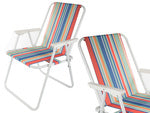 Sulankstoma sodo turistinė kėdė paplūdimio lengva kempingo kėdė palapinėms, Įvairiaspalvis, Szín, Sokszínű