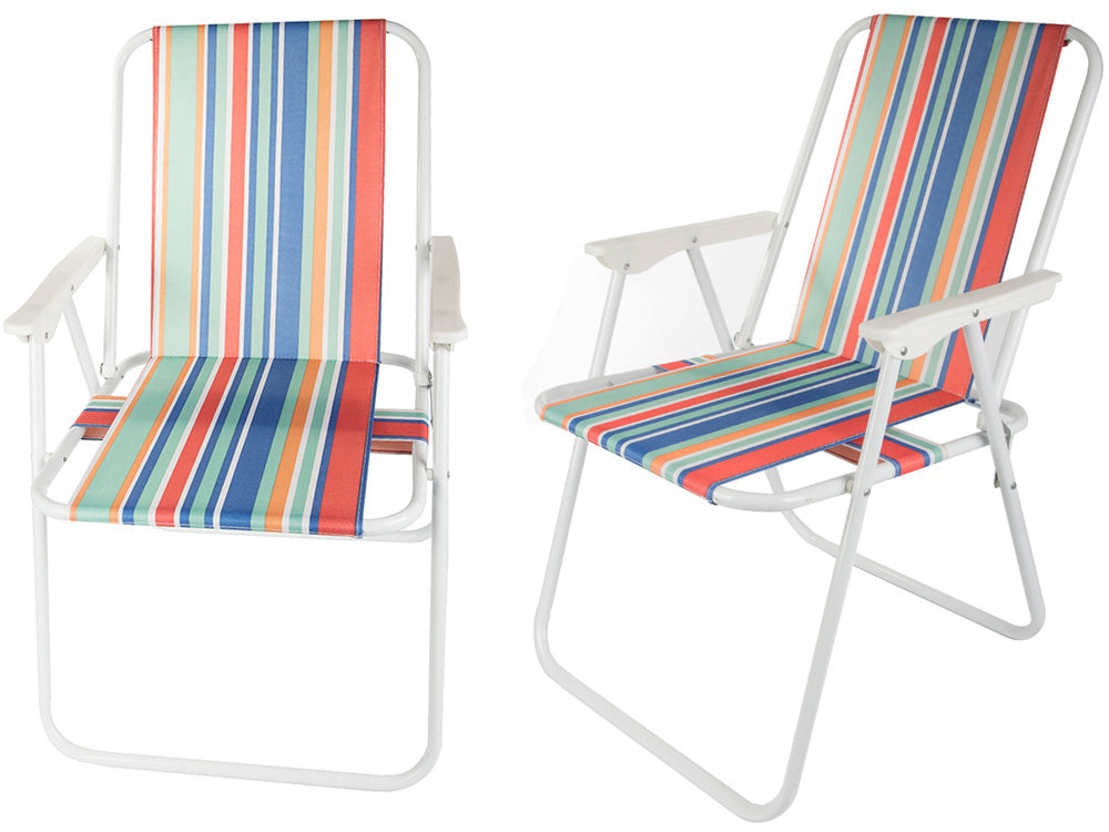 Sulankstoma sodo turistinė kėdė paplūdimio lengva kempingo kėdė palapinėms, Įvairiaspalvis, Szín, Sokszínű