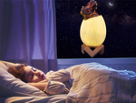Dinozaurų naktinė šviesa triceratops kiaušinis rgb led šviečiantis kiaušinis vaikams, 12294_1, Gyártói kód, 12294_1