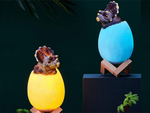 Dinozaurų naktinė šviesa triceratops kiaušinis rgb led šviečiantis kiaušinis vaikams, 12294_1, Gyártói kód, 12294_1