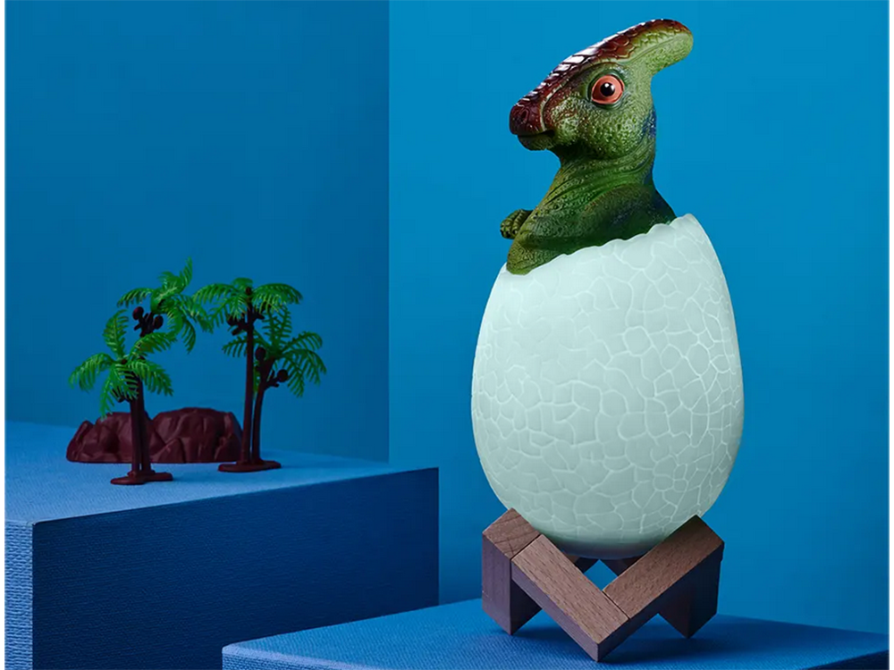Naktinė šviesa dinozaurų dinozaurų dino kiaušinių rgb vadovaujama kiaušinių šviesa vaikams, 12294_2, Gyártói kód, 12294_2