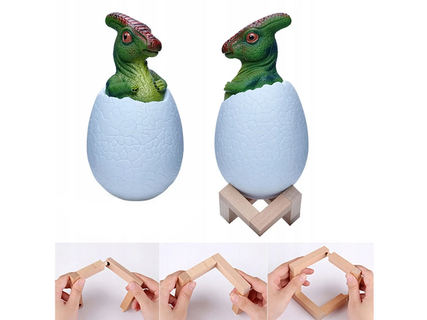 Naktinė šviesa dinozaurų dinozaurų dino kiaušinių rgb vadovaujama kiaušinių šviesa vaikams, 12294_2, Gyártói kód, 12294_2