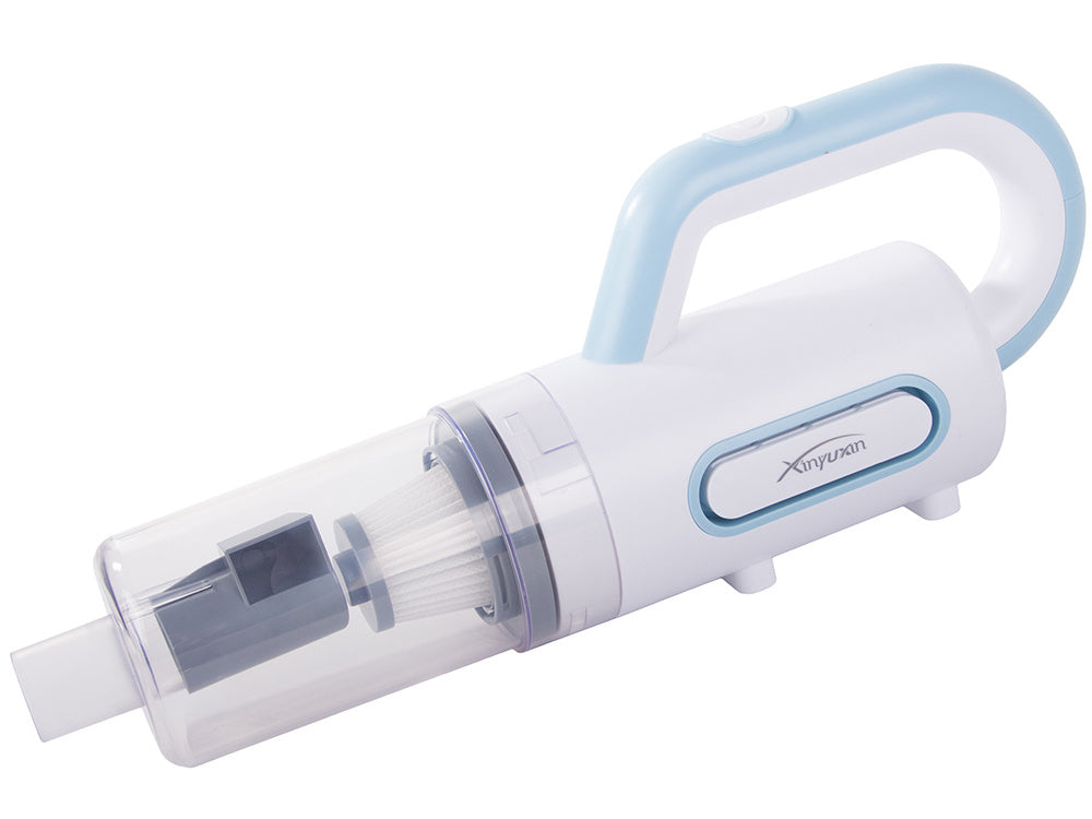 Vertikalus rankinis dulkių siurblys be maišelio su laidiniu filtru 800 w galingas 6 antgaliai