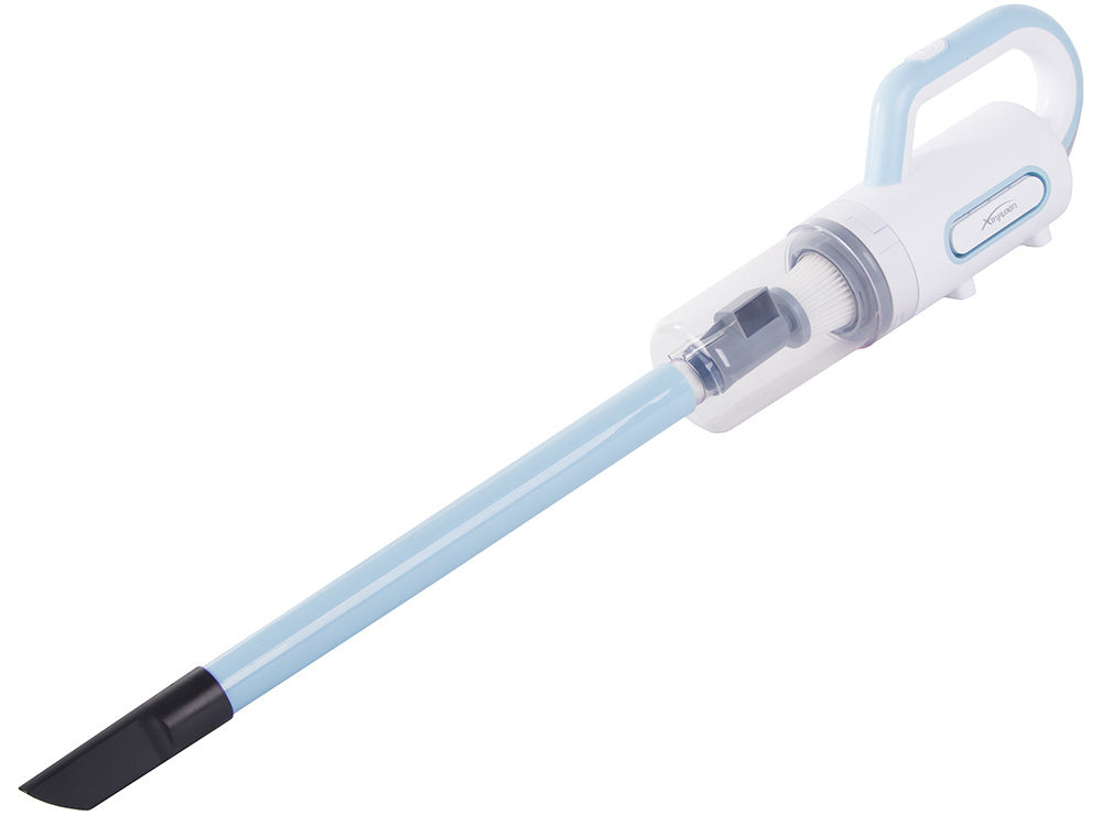 Vertikalus rankinis dulkių siurblys be maišelio su laidiniu filtru 800 w galingas 6 antgaliai