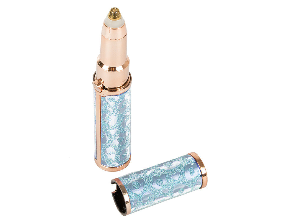 Veido epiliatorius skustuvas kūno kirpimo mašinėlė antakiai moterims, Mėlyna, Szín, Kék