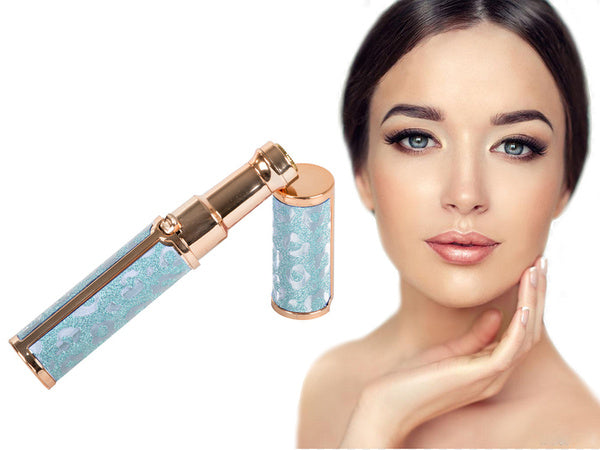 Veido epiliatorius skustuvas kūno kirpimo mašinėlė antakiai moterims, Mėlyna, Szín, Kék