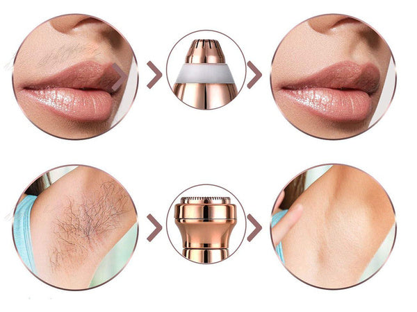 Antakių epiliatorius moteriškas veido kirptuvas moteriškas bikinio skustuvas, Juoda, Szín, Fekete