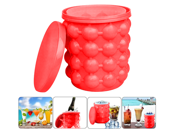 Ledo forma silikoninis kibirėlis ledo kubelių dėklas ledo kubelių forma ledo forma