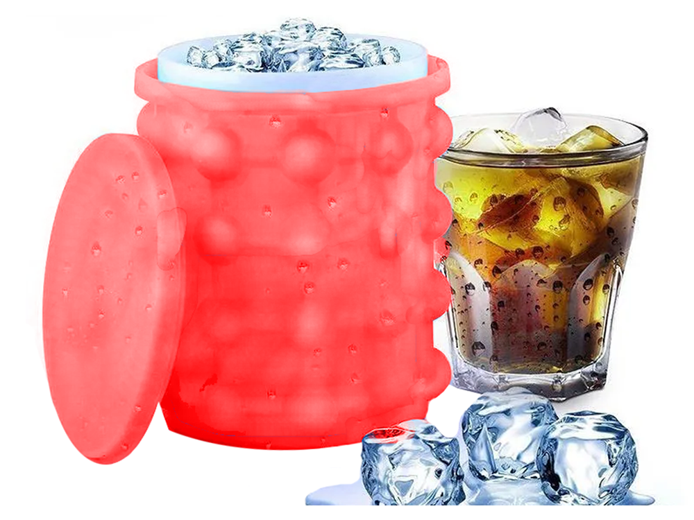 Ledo forma silikoninis kibirėlis ledo kubelių dėklas ledo kubelių forma ledo forma