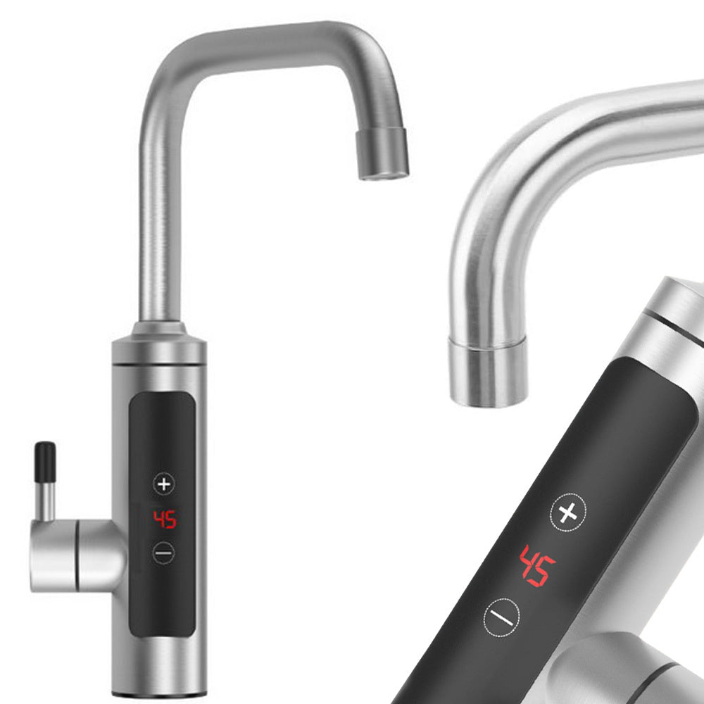 Elektrinis momentinis vandens šildytuvas čiaupas lcd virtuvės maišytuvas 3000w