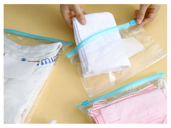 Sandarūs sandarinimo plėvelės maišeliai maistui 1200ml 15 vnt.