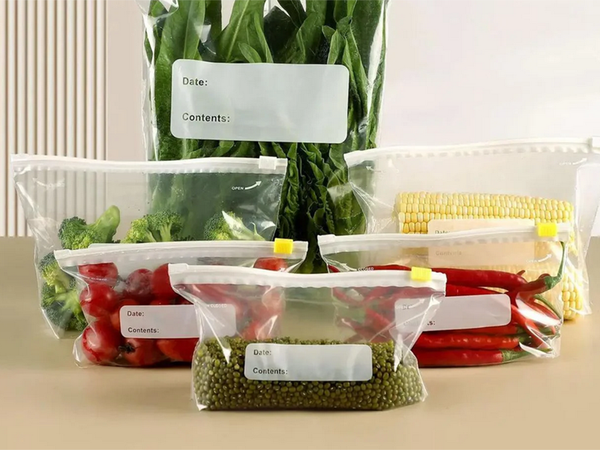 Sandarūs sandarinimo plėvelės maišeliai maistui 600ml 20 vnt.