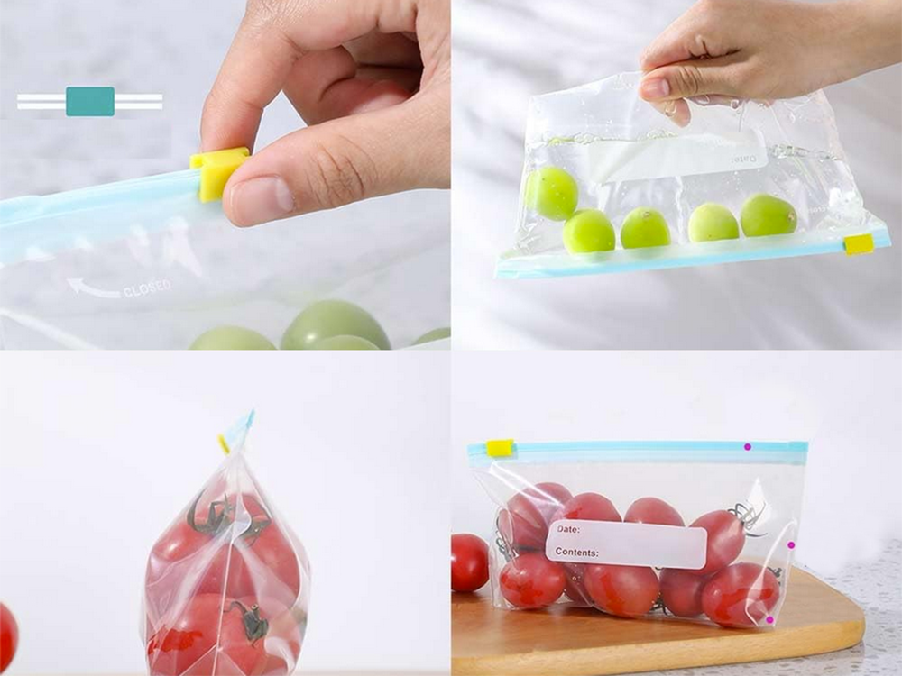 Sandarūs sandarinimo plėvelės maišeliai maistui 600ml 20 vnt.