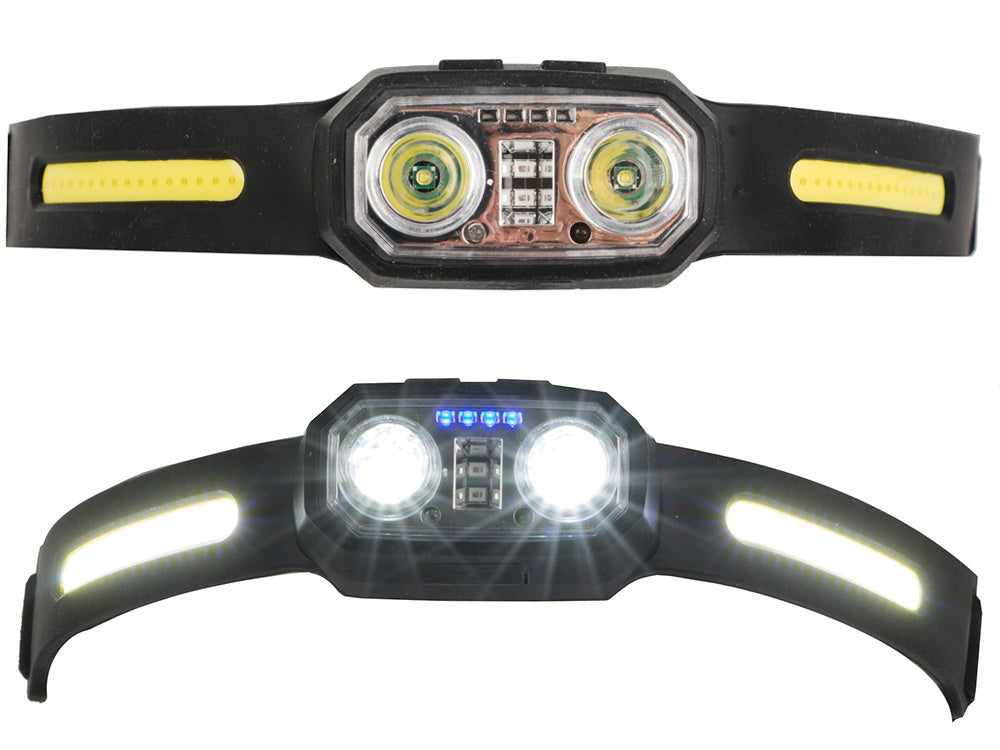 Priekinis žibintas galvos juosta priekinis žibintas stiprus priekinis žibintas led priekinis žibintas jutiklis